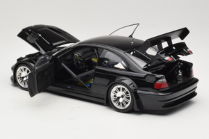 BMW M3 E46 GTR Street Melns Minichamps 1:18 100012105 Metāls — attēls 5 no 8
