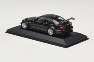 BMW M3 E46 GTR Street Melns Minichamps 1:43 BMW020 Metāls — attēls 3 no 5