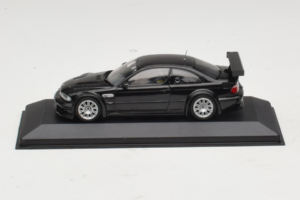BMW M3 E46 GTR Street Melns Minichamps 1:43 BMW020 Metāls