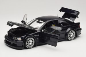 BMW M3 E46 GTR Street Carbon Black Minichamps 1:18 80430152552 Metāls — attēls 2 no 8