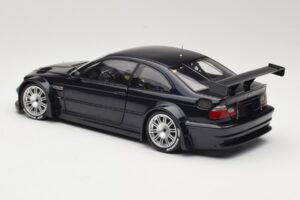 BMW M3 E46 GTR Street Carbon Black Minichamps 1:18 80430152552 Metāls — attēls 7 no 8