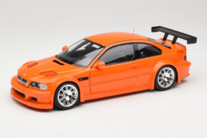 BMW M3 E46 GTR Street Oranžs Minichamps 1:18 100012106 Metāls