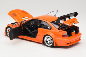 BMW M3 E46 GTR Street Oranžs Minichamps 1:18 100012106 Metāls — attēls 5 no 8