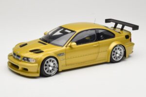 BMW M3 E46 GTR Street Phoenix Yellow Minichamps 1:18 80430309444 Metāls