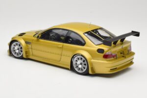 BMW M3 E46 GTR Street Phoenix Yellow Minichamps 1:18 80430309444 Metāls — attēls 7 no 8