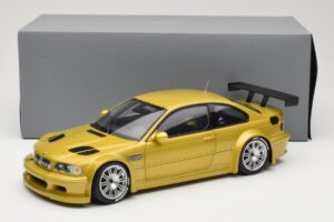 BMW M3 E46 GTR Street Phoenix Yellow Minichamps 1:18 80430309444 Metāls — attēls 8 no 8