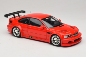 BMW M3 E46 GTR Street Sarkans Minichamps 1:18 100012101 Metāls — attēls 6 no 8