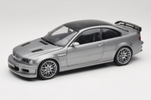 BMW M3 E46 GTR Street Sudrabs Pelēks Kyosho 1:18 08507S Metāls