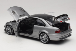 BMW M3 E46 GTR Street Sudrabs Pelēks Kyosho 1:18 08507S Metāls — attēls 5 no 8
