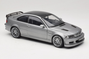 BMW M3 E46 GTR Street Sudrabs Pelēks Kyosho 1:18 08507S Metāls — attēls 6 no 8