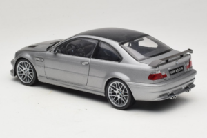 BMW M3 E46 GTR Street Sudrabs Pelēks Kyosho 1:18 08507S Metāls — attēls 7 no 8