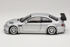 BMW M3 E46 GTR Street Sudrabs Minichamps 1:18 100012100 Metāls — attēls 4 no 8