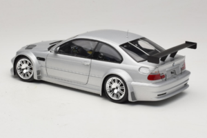 BMW M3 E46 GTR Street Sudrabs Minichamps 1:18 100012100 Metāls — attēls 7 no 8