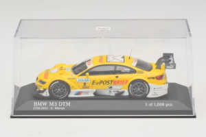BMW M3 E92 #8 D. Werner BMW Team Schnitzer DTM 2012 Minichamps 1:43 410122208 Metāls — attēls 4 no 5