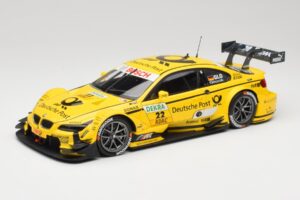 BMW M3 E92 #22 T. Glock BMW Team MTEK DTM 2013 Minichamps 1:18 100132222 Metāls