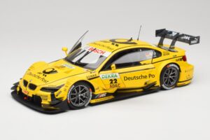 BMW M3 E92 #22 T. Glock BMW Team MTEK DTM 2013 Minichamps 1:18 100132222 Metāls — attēls 2 no 8