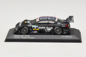 BMW M3 E92 #7 B. Spengler BMW Team Schnitzer DTM Champion 2012 Minichamps 1:43 410122207 Metāls