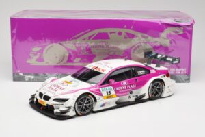 BMW M3 E92 #15 A. Priaulx BMW Team RBM DTM 2012 Minichamps 1:18 100122215 Metāls — attēls 8 no 8