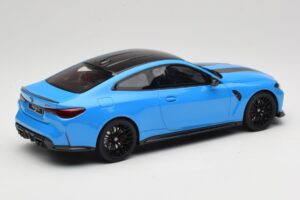 BMW M4 CS G82 Riviera Blue GT Spirit 1:18 GT511 Sveķi — attēls 2 no 6