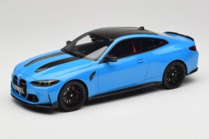 BMW M4 CS G82 Riviera Blue GT Spirit 1:18 GT511 Sveķi
