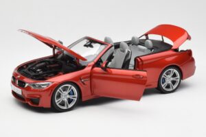 BMW M4 F83 Kabriolets Sakhir Oranžs Paragon 1:18 PA-97111 Metāls — attēls 2 no 8