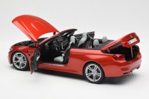 BMW M4 F83 Kabriolets Sakhir Oranžs Paragon 1:18 PA-97111 Metāls — attēls 5 no 8