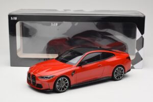 BMW M4 F82 Imola Red Metallic Minichamps 1:18 155020121 Metāls — attēls 6 no 6