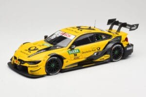 BMW M4 F82 #16 BMW Team RMG T. Glock DTM 2018 Minichamps 1:18 155182816 Metāls
