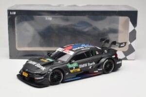 BMW M4 F82 #7 BMW Team RBM B. Spengler DTM 2018 Minichamps 1:18 155182807 Metāls — attēls 6 no 6