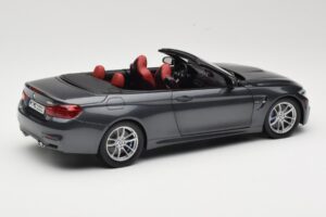BMW M4 F83 Kabriolets Mineral Grey Paragon 1:18 80432339610 Metāls — attēls 3 no 8