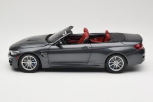 BMW M4 F83 Kabriolets Mineral Grey Paragon 1:18 80432339610 Metāls — attēls 4 no 8