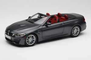 BMW M4 F83 Kabriolets Mineral Grey Paragon 1:18 80432339610 Metāls