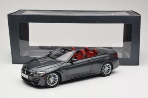 BMW M4 F83 Kabriolets Mineral Grey Paragon 1:18 80432339610 Metāls — attēls 8 no 8