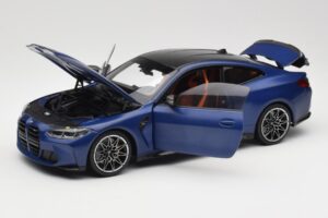 BMW M4 G82 Zils Metallic Minichamps 1:18 113020123 Metāls — attēls 2 no 8