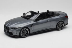 BMW M4 G82 Kabriolets Grey Metallic Minichamps 1:18 155021034 Metāls