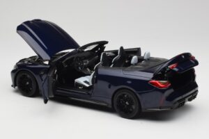 BMW M4 G82 Kabriolets Zils Metallic Minichamps 1:18 110021031 Metāls — attēls 5 no 8