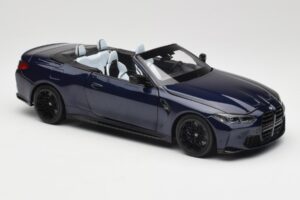 BMW M4 G82 Kabriolets Zils Metallic Minichamps 1:18 110021031 Metāls — attēls 6 no 8