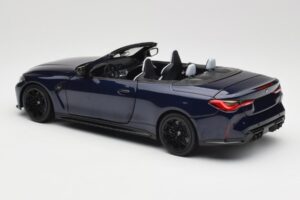 BMW M4 G82 Kabriolets Zils Metallic Minichamps 1:18 110021031 Metāls — attēls 7 no 8
