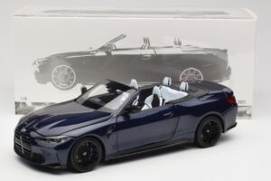 BMW M4 G82 Kabriolets Zils Metallic Minichamps 1:18 110021031 Metāls — attēls 8 no 8
