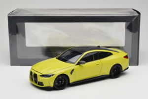 BMW M4 G82 Dzeltens Dīlera Izdevums Minichamps 1:18 80435A51949-R1 Metāls — attēls 10 no 10