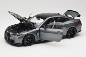 BMW M4 G82 Pelēks Metallic Minichamps 1:18 113020124 Metāls — attēls 2 no 8