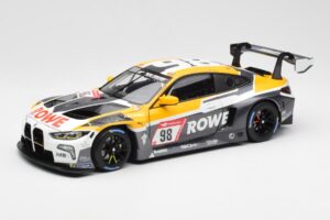 BMW M4 G82 GT3 Rowe Racing #98 ADAC 24 Hours Nürburgring 2022 Minichamps 1:18 113222098 Metāls