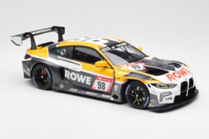 BMW M4 G82 GT3 Rowe Racing #98 ADAC 24 Hours Nürburgring 2022 Minichamps 1:18 113222098 Metāls — attēls 6 no 8
