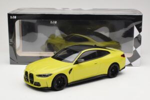 BMW M4 G82 Dzeltens Minichamps 1:18 155020120 Metāls — attēls 6 no 6