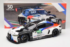 BMW M4 GT3 Ceccato Racing #50 T. Glock DTM Imola 2022 Minichamps 1:18 113222050 Metāls — attēls 8 no 8