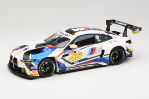BMW M4 GT3 #46 V. Rossi / A. Farfus / M. Martin Team WRT 12 Hours of Bathurst 2023 Minichamps 1:18 113232146 Metāls