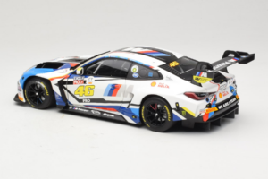 BMW M4 GT3 #46 V. Rossi / A. Farfus / M. Martin Team WRT 12 Hours of Bathurst 2023 Minichamps 1:18 113232146 Metāls — attēls 7 no 8