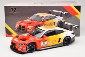 BMW M4 GT3 #72 D. Harper / M. Hesse / C. Weerts BMW M Team RMG 24 Hours of Nurburgring 2024 Minichamps 1:18 113242072 Metāls — attēls 8 no 8