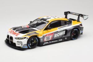 BMW M4 GT3 #98 M. Wittmann / S. van der Linde Rowe Racing ADAC 24h Nurburgring 2023 Minichamps 1:18 113232098 Metāls