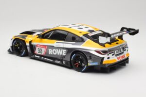 BMW M4 GT3 #98 M. Wittmann / S. van der Linde Rowe Racing ADAC 24h Nurburgring 2023 Minichamps 1:18 113232098 Metāls — attēls 7 no 8